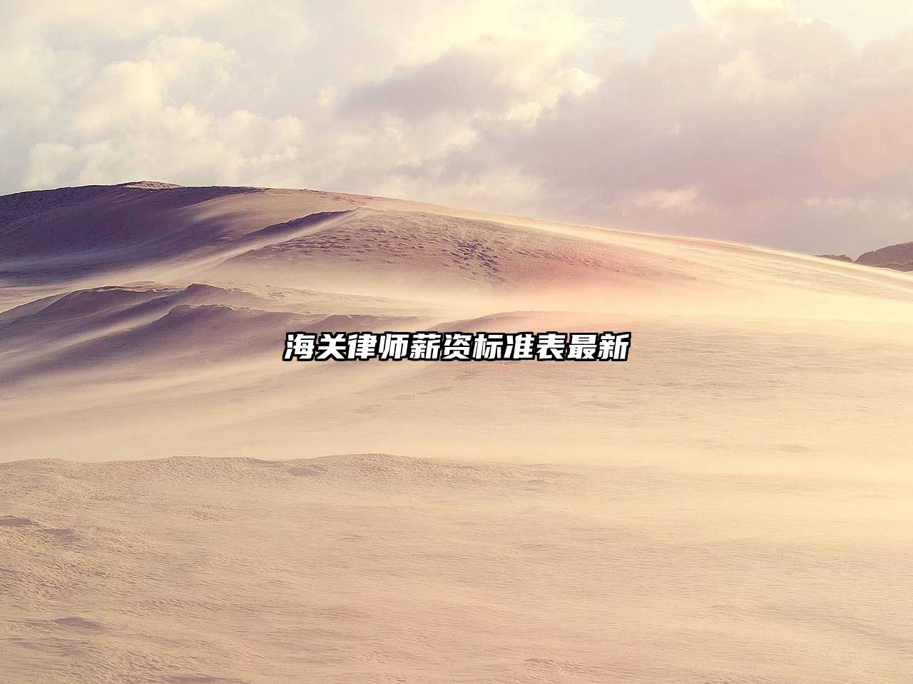 海關(guān)律師薪資標(biāo)準(zhǔn)表最新