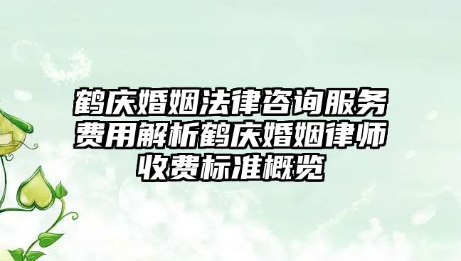 鶴慶婚姻法律咨詢服務(wù)費(fèi)用解析鶴慶婚姻律師收費(fèi)標(biāo)準(zhǔn)概覽