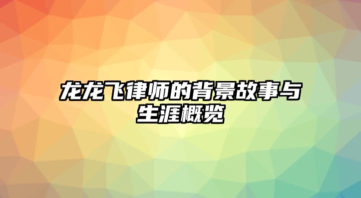 龍龍飛律師的背景故事與生涯概覽